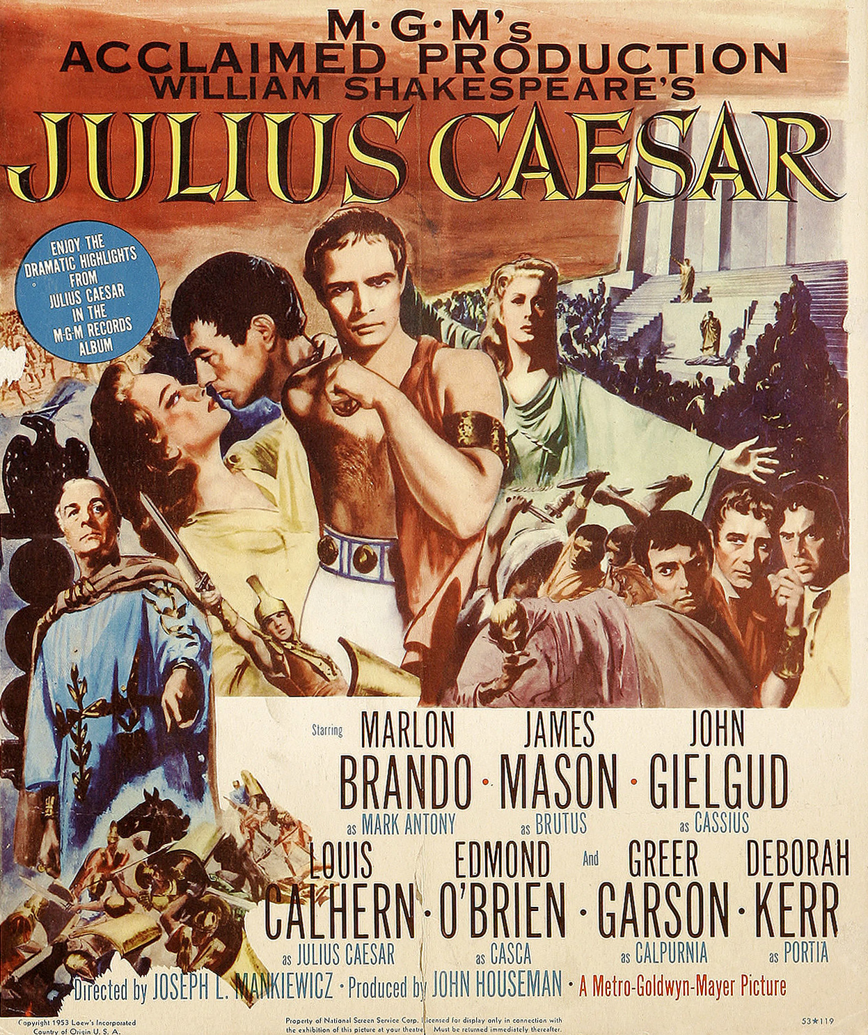 Julius Caesar 1953